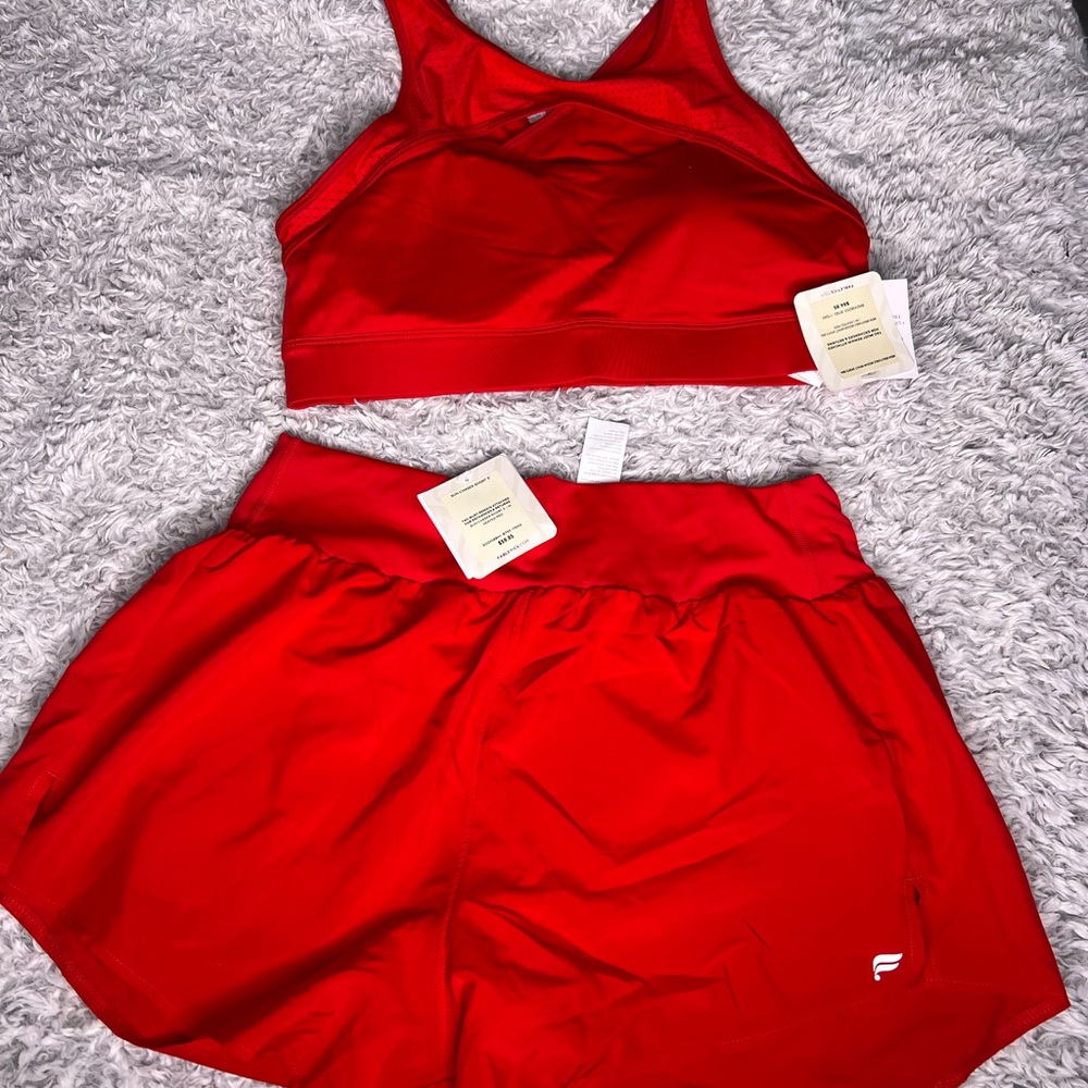 Fabletics Red Activewear set - Picture 2 of 4